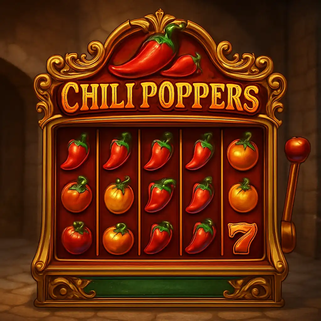 Chili Poppers slot machine illustration