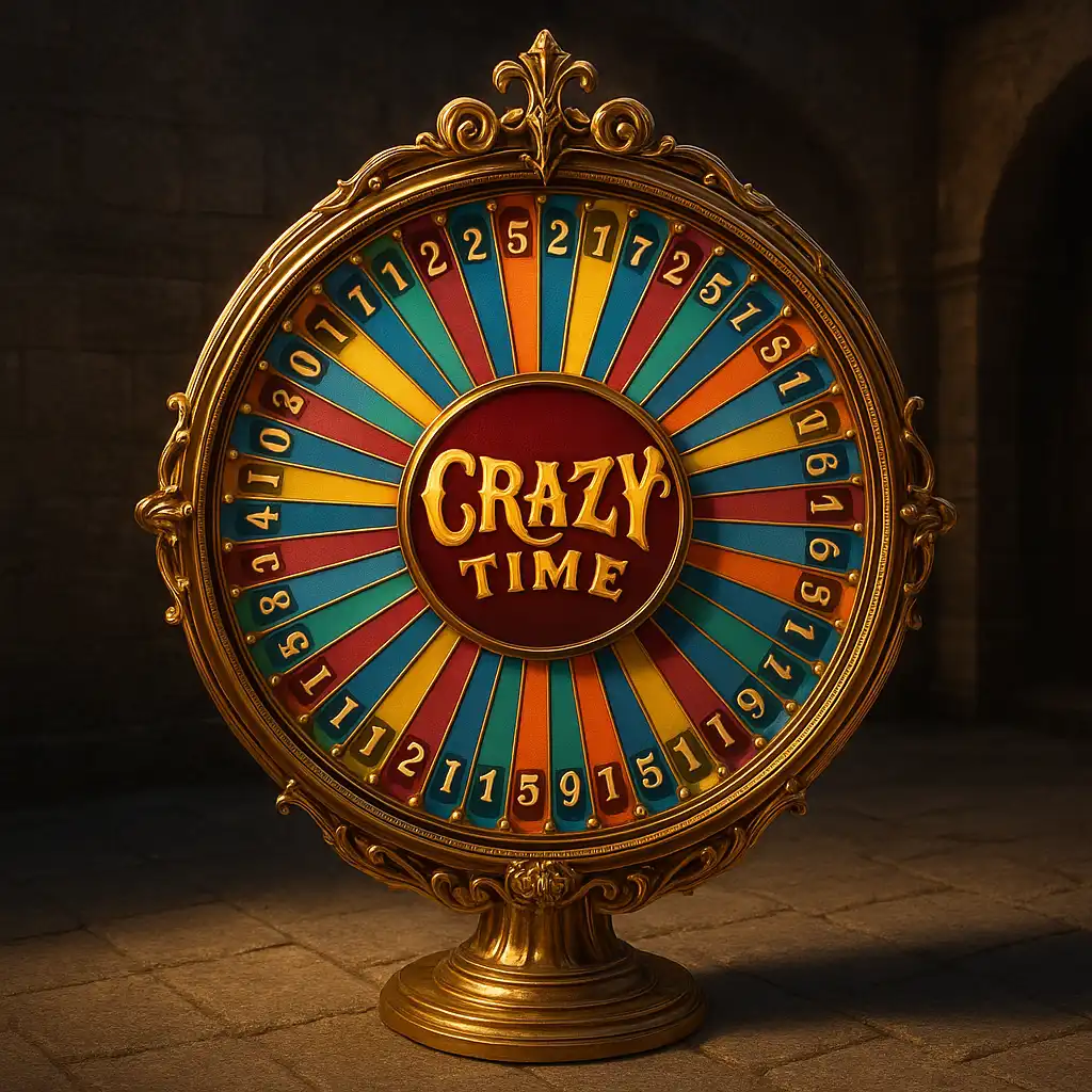 Crazy Time slot machine illustration