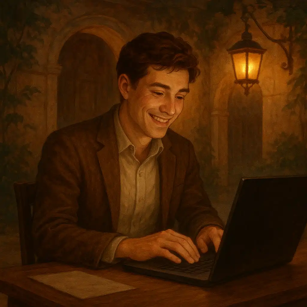 Player registering a new BetVeo account illustration